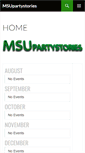 Mobile Screenshot of msupartystories.com